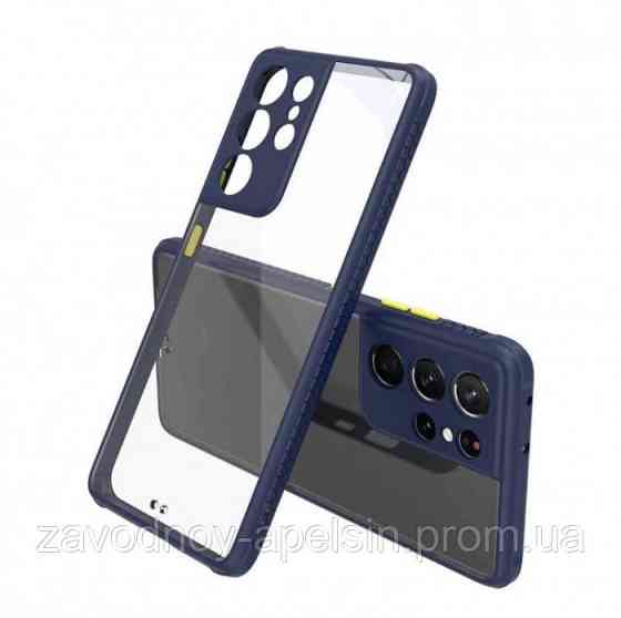 Samsung A02s A025 защитный чехол TPU+PC navy Одесса