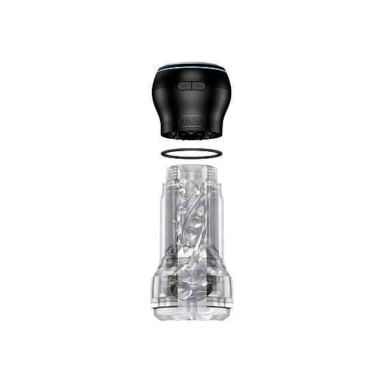Мастурбатор Kiiroo Feel Pocket Crystal зі всмоктувальною інтерактивною насадкою PowerBlow Combo Set Sex Aura Київ