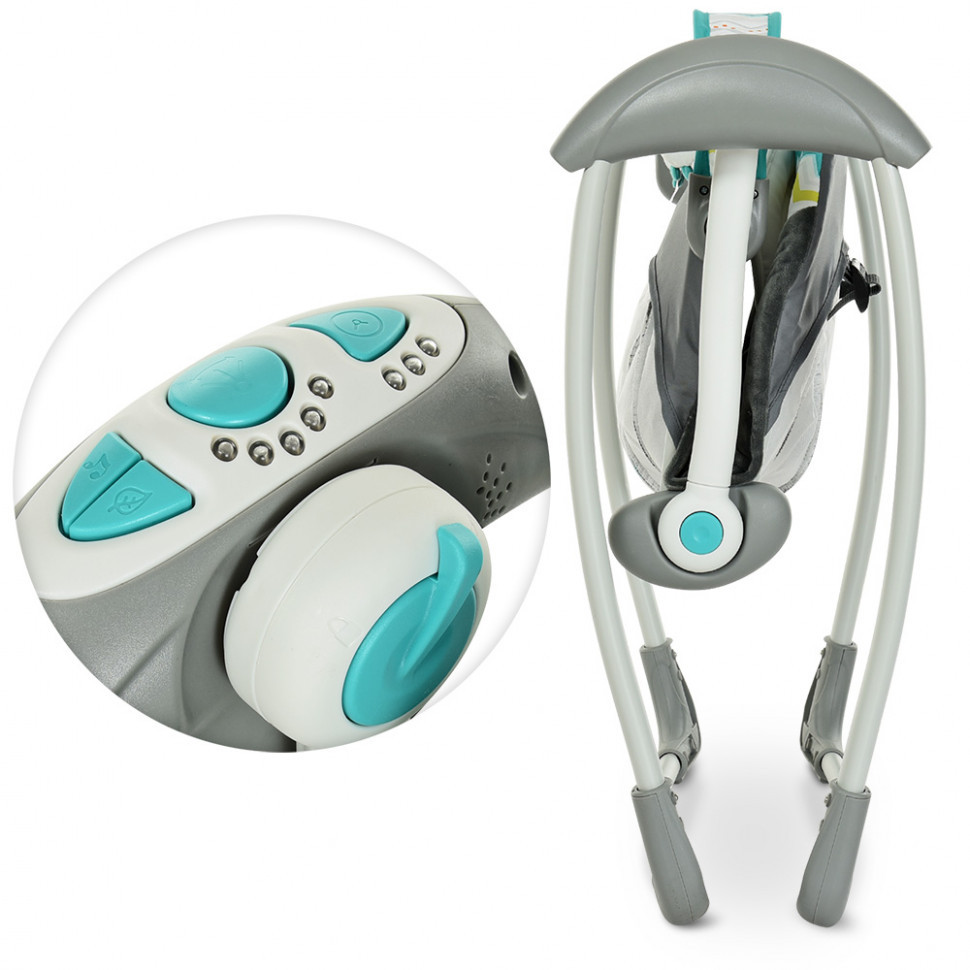 Детское кресло качалка 6503 с таймером Винница - изображение 4