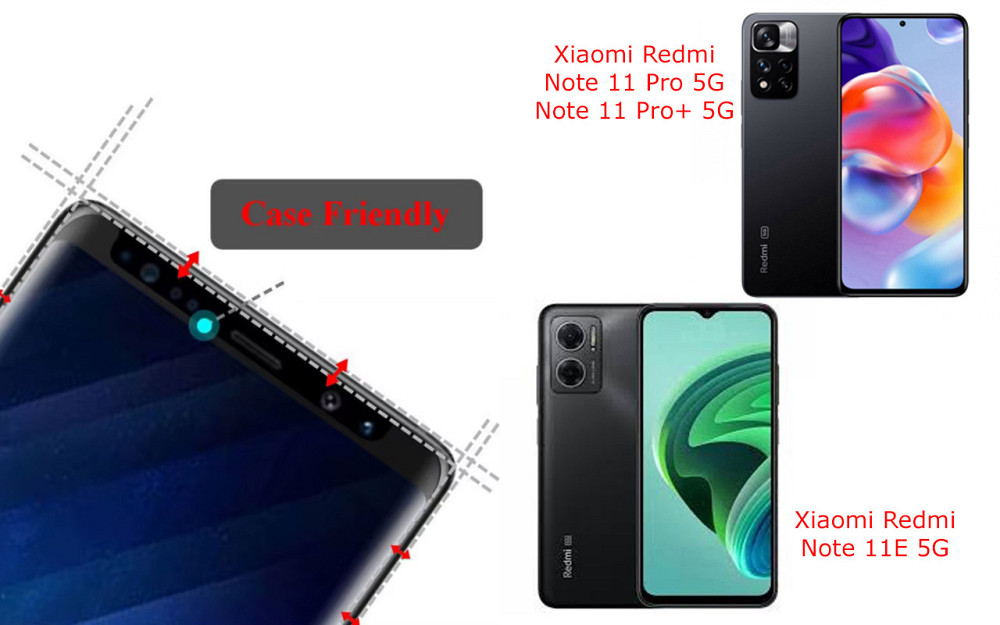 Захисне скло HyperGlass Pro для Xiaomi Redmi Note 11 Pro 5G, Note 11 Pro+ 5G, Note 11E 5G – максимальна чутливість та захист Київ - фото 4