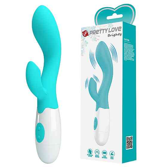 Вібратор PRETTY LOVE Brighty light blue, 30 function Sex Aura Київ