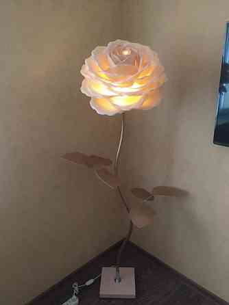 Торшер-нічник "Кремова троянда" Дніпро