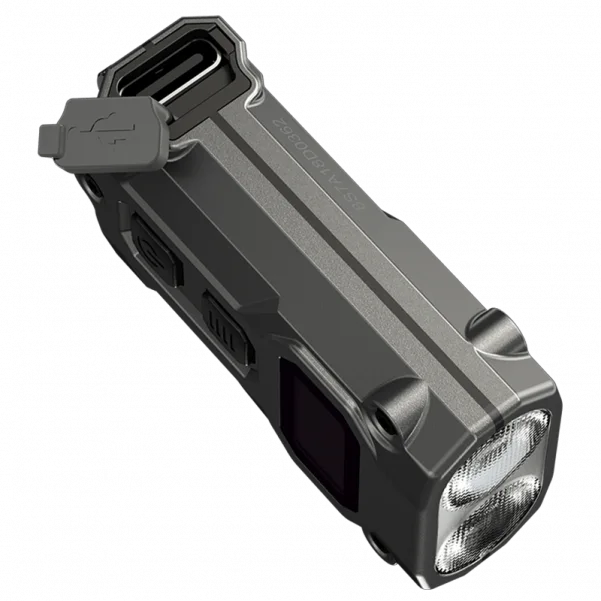Ліхтар брелок Nitecore TINI 3 2xNiteLab UHE LED 600 лм USB-C (5 режимів) Сірий Вінниця - фото 5