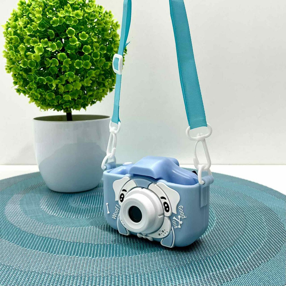 Фотоапарат дитячий відео фото ігри прослуховування музики підтримує microSD Блакитний (C56663) Чернігів - фото 5