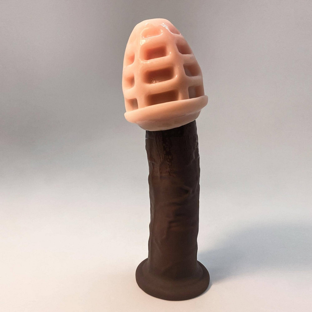 Карманный мастурбатор в виде ануса Alive Mini Shot Experience бежевый Sex Aura Киев - изображение 5