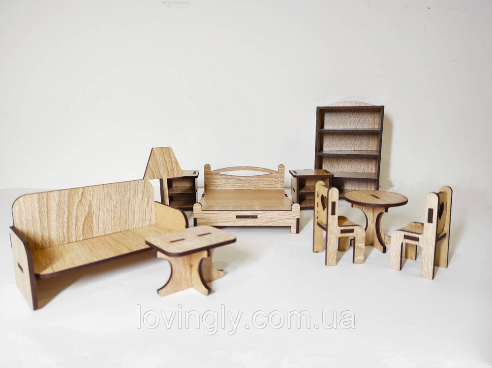 Большой игровой домик для кукол 60 см. Собран готовый к игре домик с мебелью. Ирпень - изображение 8