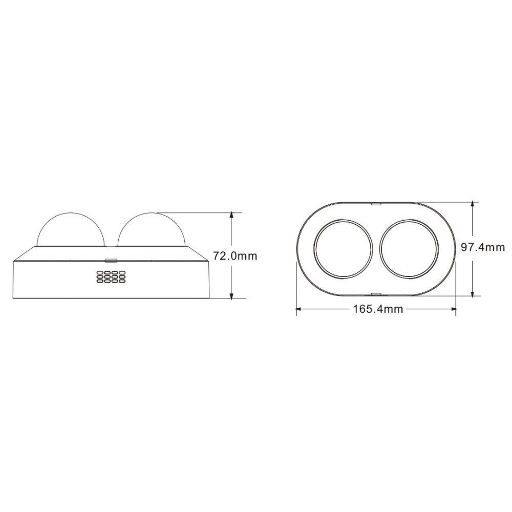 IP-відеокамера панорамна 4Mp TVT TD-9844E3B(D/PE/AR2) f=3.6mm, 2 мікрофони (77-00456) Киев - изображение 3
