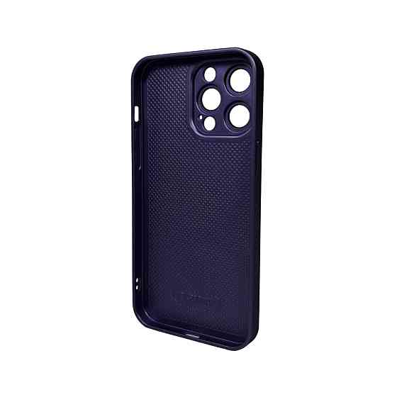 Чохол для смартфона AG Glass Matt Frame Color Logo for Apple iPhone 15 Pro Max Deep Purple Киев