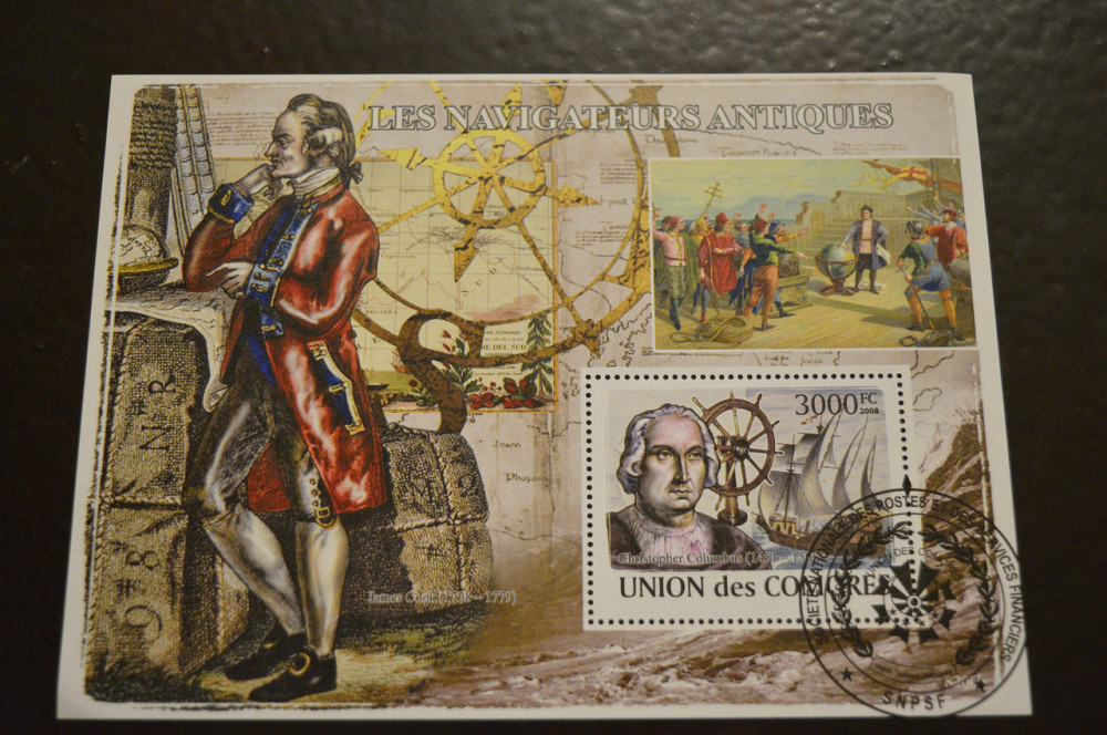 Комори. Малий аркуш. 2008 рік. Особистості Полтава - фото 1