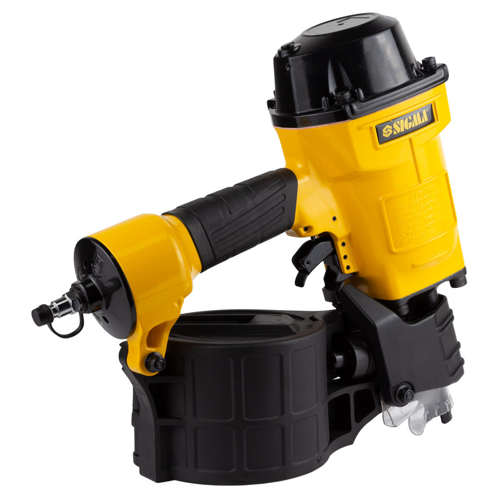 Sigma Пневмопистолет гвоздезабивной катушечный 1.56л/удар 8бар гвозди 45-70мм SIGMA (6713511) Коломия - фото 8