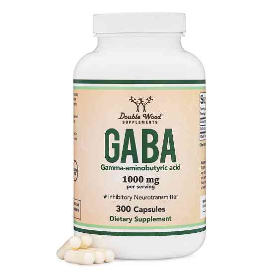 Гамма-аминомасляная кислота Double Wood Supplements GABA 1000 mg 300 capsules Луцк