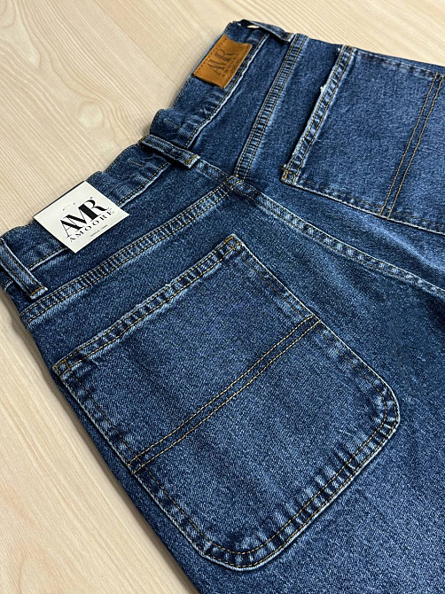 Джинсы женские Amore 1500 skater mom с россыпью камешков синие, синий, 25, 25, 71 см, 100 см Киев - изображение 8