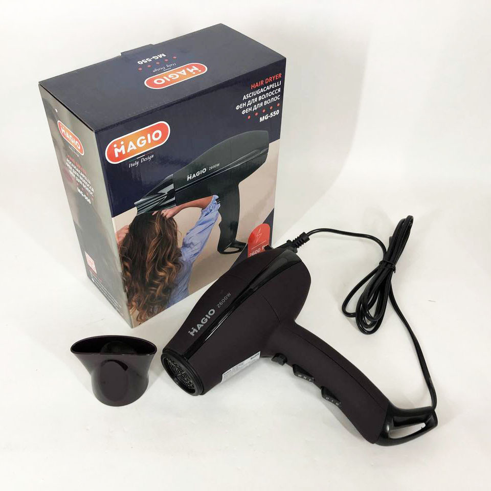 Фен з потужним мотором, Фен для волосся з насадками універсальний для укладання будь-якого волосся LH-55 Львів - фото 6