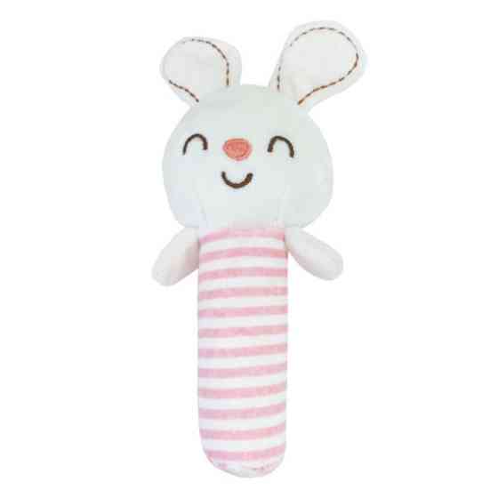 М`яка іграшка-брязкальце "Заєць" TM TOLOLO MGZ-1212-3 Вінниця