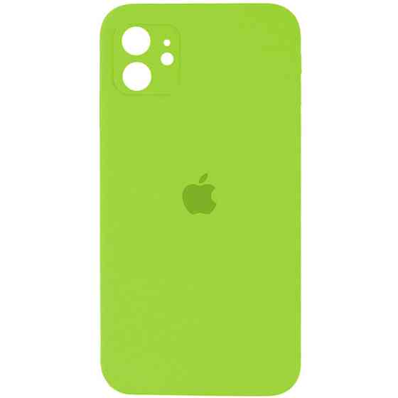 Чохол для смартфона Silicone Full Case AA Camera Protect for Apple iPhone 12 24,Shiny Green Київ