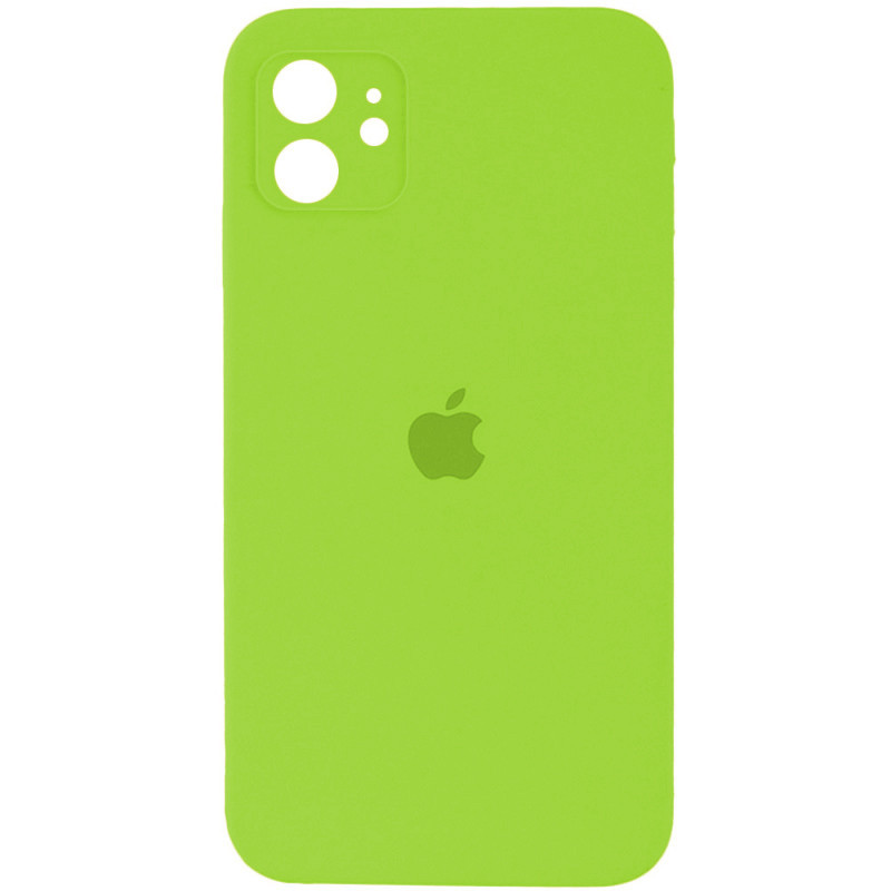 Чохол для смартфона Silicone Full Case AA Camera Protect for Apple iPhone 12 24,Shiny Green Київ - фото 1