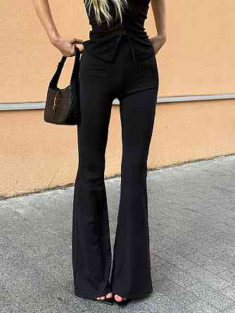 Жіночі обтислі штани кльош з ефектом стягування турецький біфлекс 46/48 Одеса