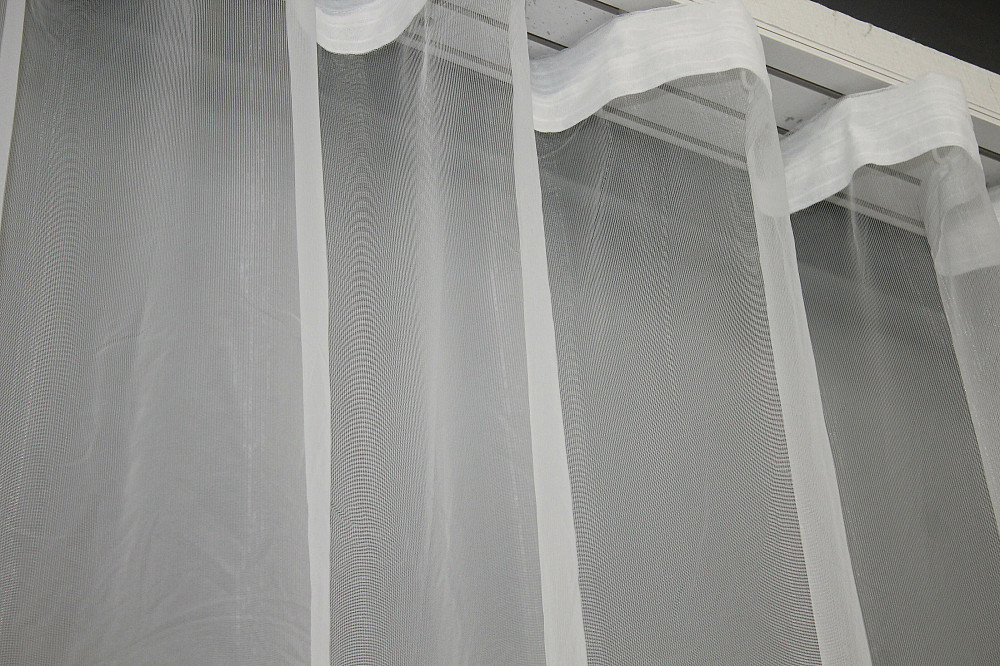 Тюль фатин з вишивкою, колір білий 1419т Київ - фото 7