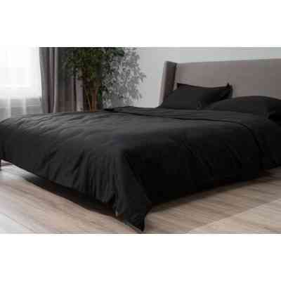 Пододеяльник Ardesto Mix&Match Premium 100% хлопок, сатин черный 160х220 см (ART1622DVL) Винница