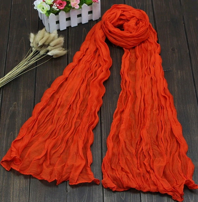 Женский шарфик 170 на 40 см арбузный Киев - изображение 1