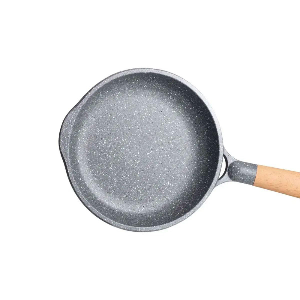 Сковорода алюмінієва 1,4 л, мраморне покриття Ø 22 см Київ - фото 4