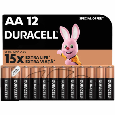 Батарейка Duracell AA лужні 12 шт. в упаковці (5000394006546 / 81551275) Винница - изображение 1