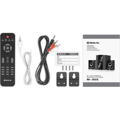 Акустична система REAL-EL M-355 Black (EL121300015) Вінниця - фото 4