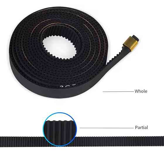 Комплект синхронних ременів по осі X + Y та зубчастих ременів кільця для Ender 3 V3 KE/Ender 3 V3 SE (Creality ) Київ