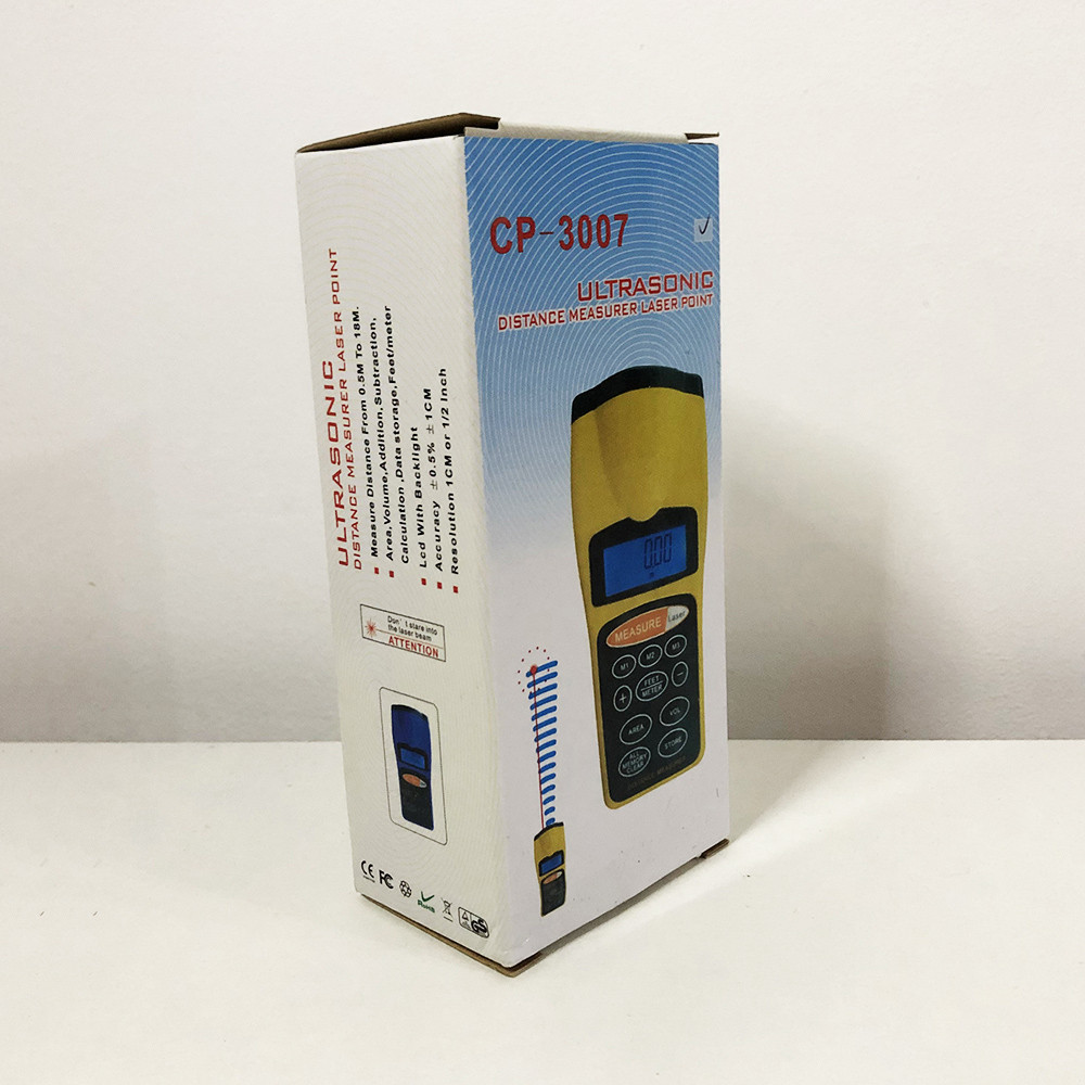 Лазерний далекомір (лазерна лінійка) EcoTBH 3007 test distance (рулетка ультразвукова) MO-49 Львів - фото 5