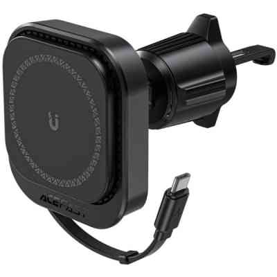 Універсальний автотримач Acefast D32 Magnetic wireless charging (6974316283225) Вінниця
