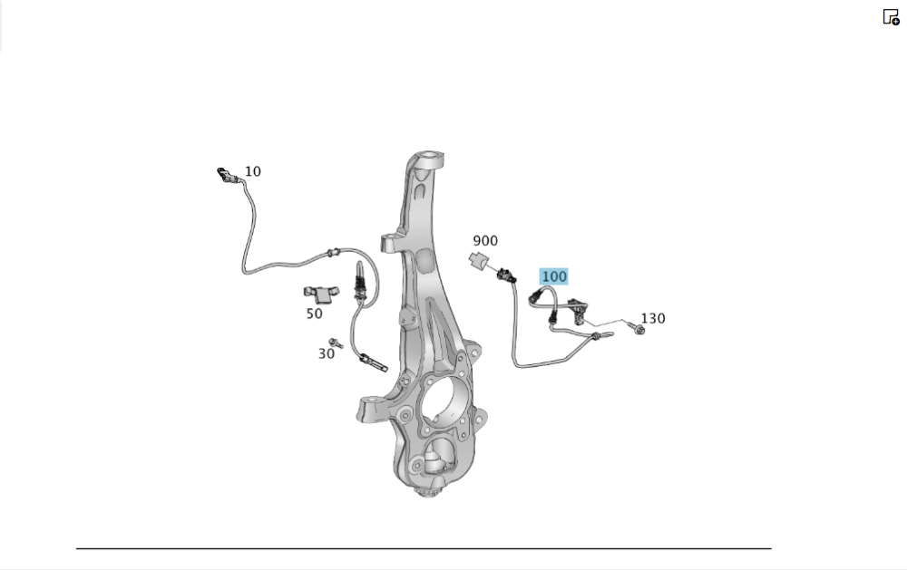 Mercedes-Benz  A1665400105 Електропровід датчика зносу колодок передній правий ML/GLE W166 GL/GLS X166 GLE Coupe C292 Одеса - фото 2