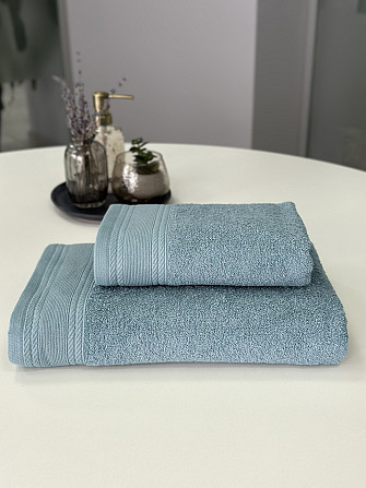 Комплект махровых полотенец IDEAL TEXTILE Легкий бриз 50х90 + 70х140 см 450 г/м2 100% хлопок Черновцы - изображение 7