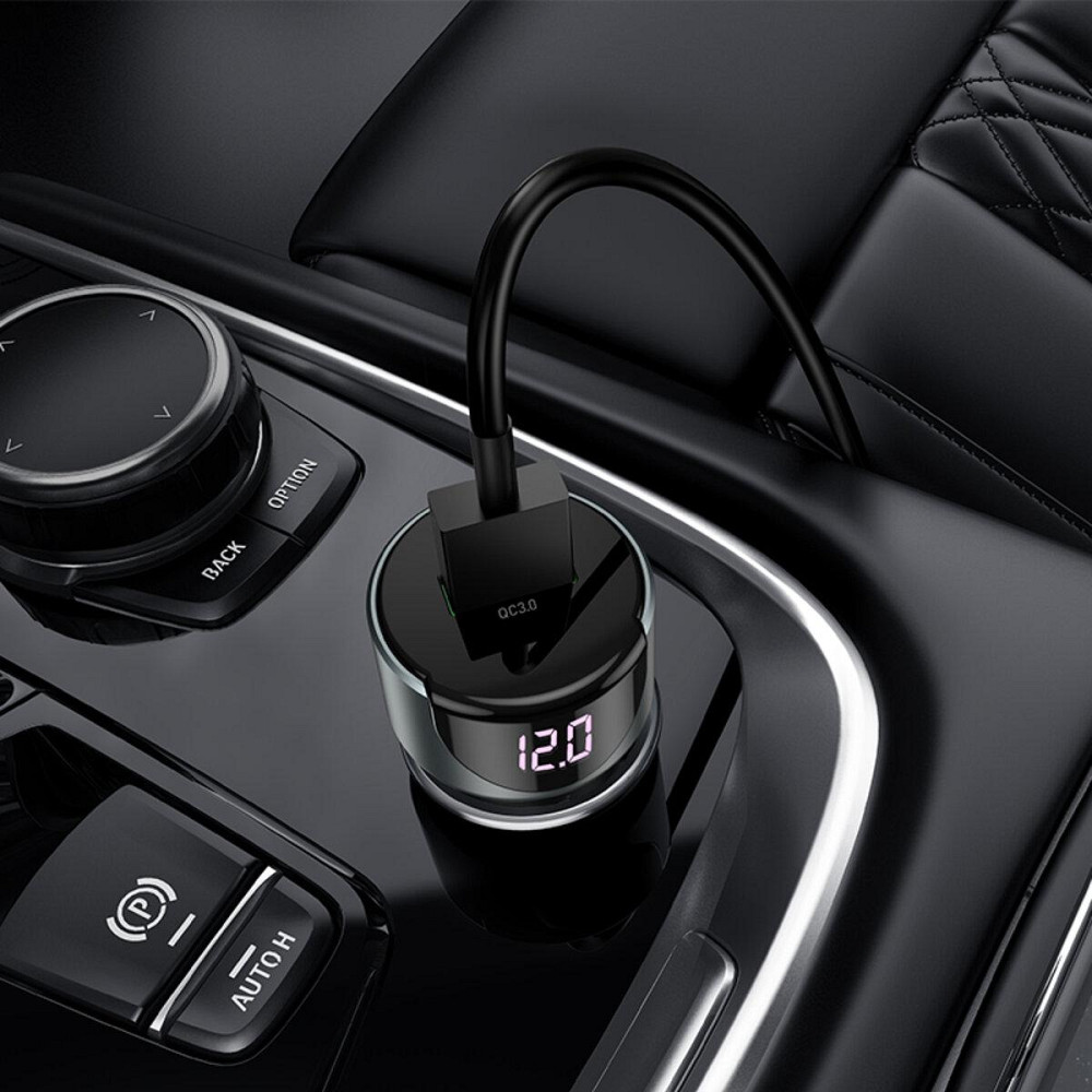 Автомобільний зарядний пристрій HOCO Z42 Light road dual port цифровий display PD20W+QC3.0, колір чорний 6931474742544 Одеса - фото 6
