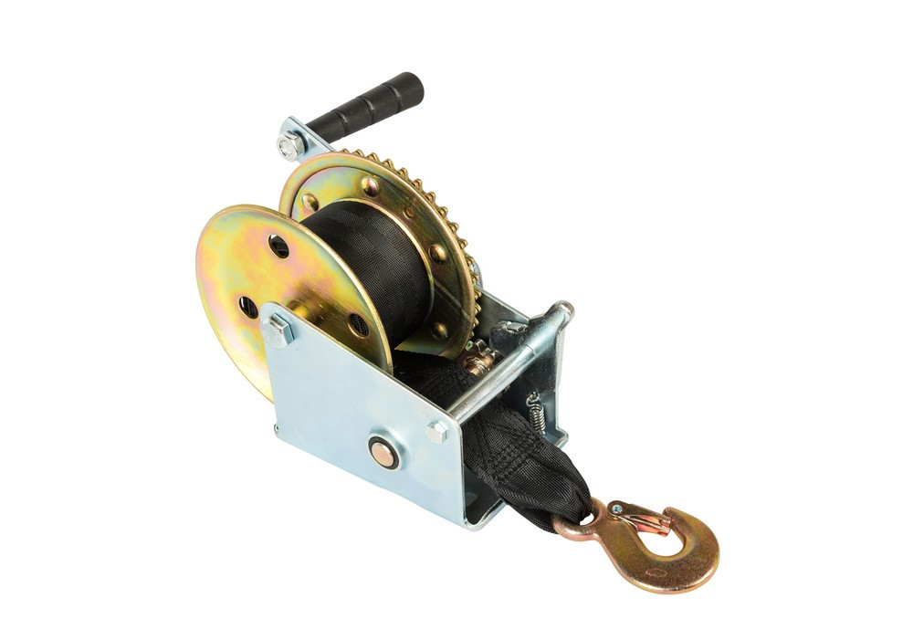 MASTERTOOL Лебідка барабанна MASTERTOOL 454 кг ремінь 8 м 86-8245 Коломия - фото 3