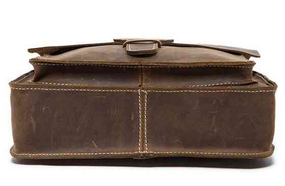 Cумка мужская вертикальная Vintage 14660 Коричневая Киев