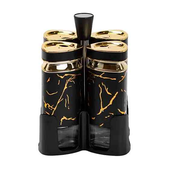 Набір для спецій на підставці 4 баночки по 120 мл HP1354 Київ