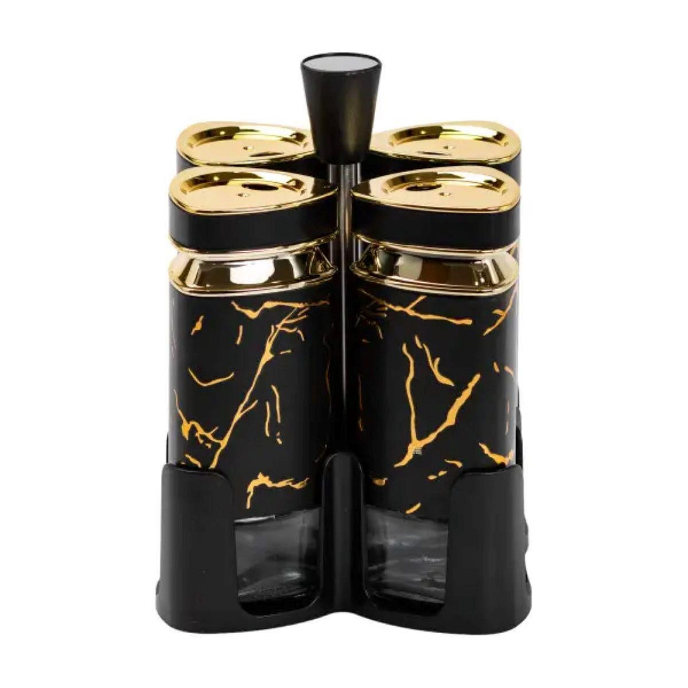 Набір для спецій на підставці 4 баночки по 120 мл HP1354 Київ - фото 1