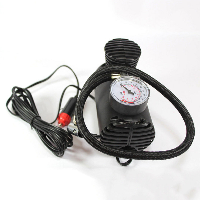 Компрессор для накачивания колес самоката, Портативный воздушный насос, Насос для машины 12в KQ-16 Львов - изображение 8