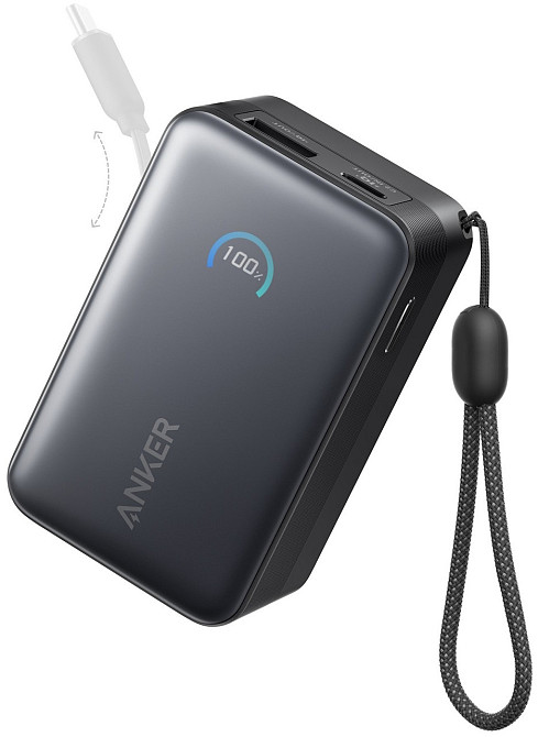 Універсальна мобільна батарея Anker Nano 10000 mAh 45 W Black (A1638H11) ( 11326 ) Харьков - изображение 8
