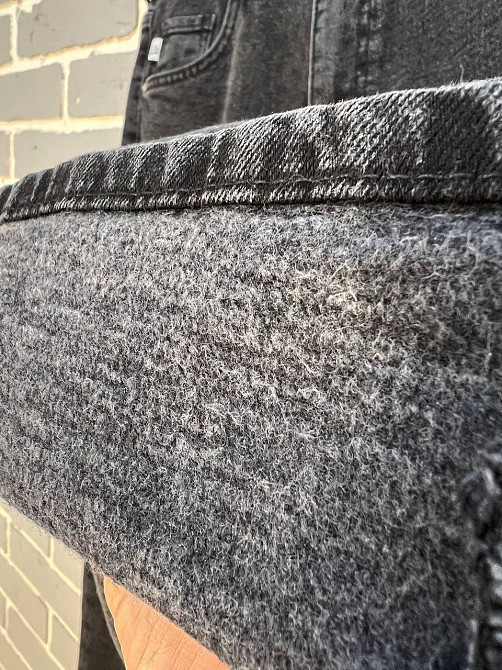 Джинсы женские Jeandia 71-4133 skater утепленные на байке широкие бананы черные, черный, 38, 38, 82 см, 112 см Киев - изображение 2