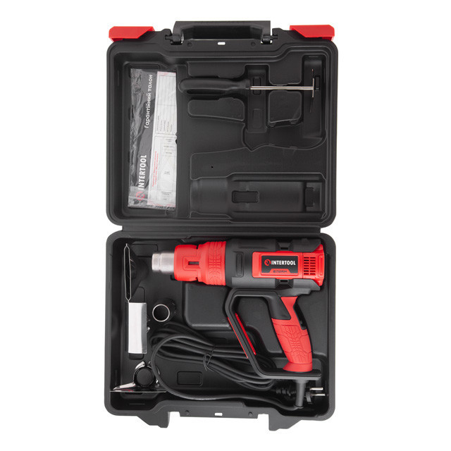 Фен будівельний INTERTOOL WT-1030,2,0 кВт, 3 режими, 50-600 °C, 250-500 л/хв - для видалення старого покриття Львів - фото 9