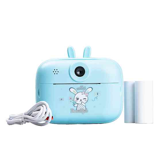 Дитяча фотокамера з миттєвим друком знімків «Зайчик» синій HPS1BL Коломыя