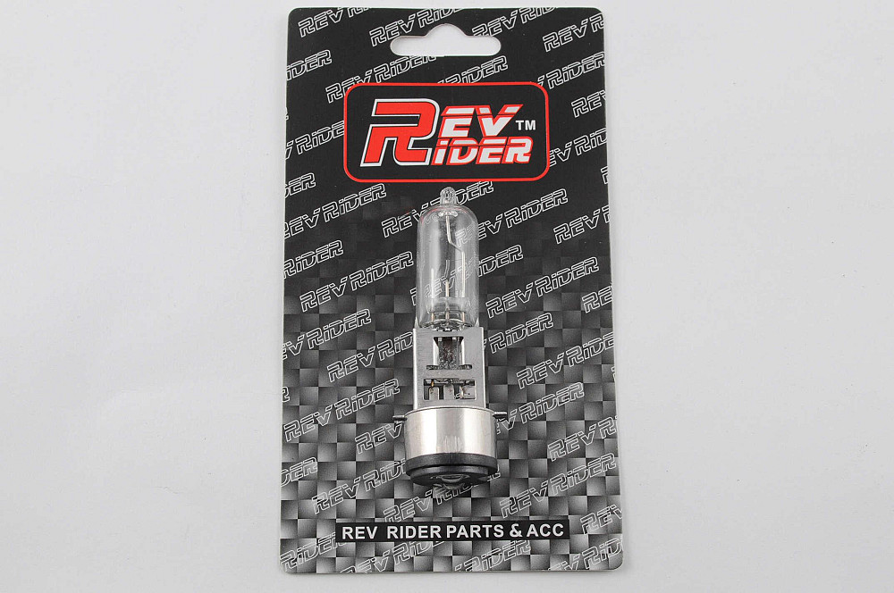 Лампа BA20D (2 вуса) 12V 35W/35W (біла) (блістер) REV-RIDER (mod:B) Київ - фото 1