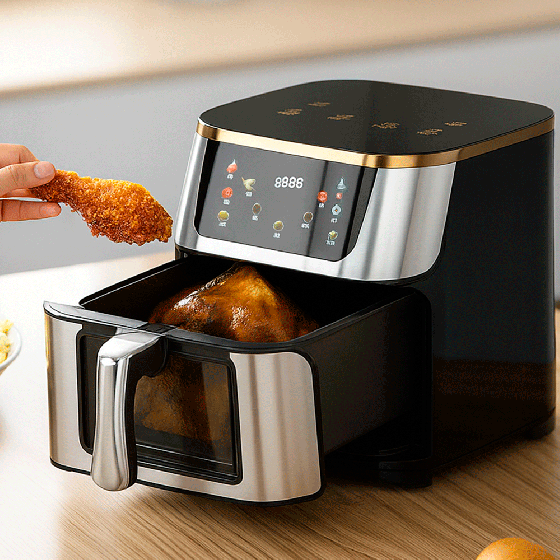 Аэрофритюрница 10л, 4200Вт, TK00247 / Аэрогриль / Мультипечь / Фритюрница безмаслянная Киев