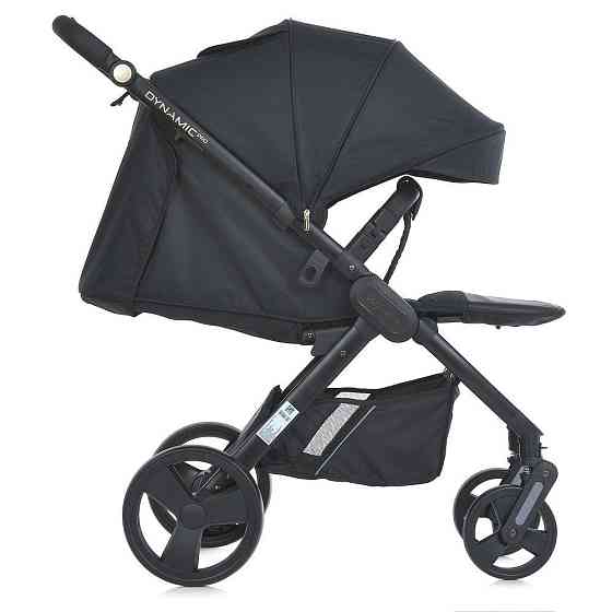 Коляска дитяча EL CAMINO DYNAMIC PRO Special Blac прогулянкова з чохлом та дощовиком Чорна (ME 1053-3) Чернігів