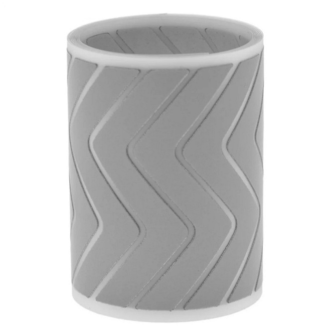 Отражательная лента с фигурными полосами 5 см на 1 м серый Киев - изображение 1