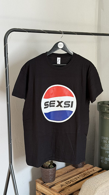 Футболка «SEXSI» у стилі pepsi S, Чорний Чернівці - фото 1