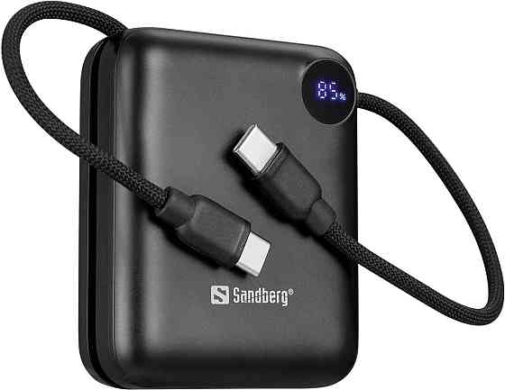 Універсальна мобільна батарея Sandberg 10000 mAh 20 W Black (421-26) ( 14394 ) Харків