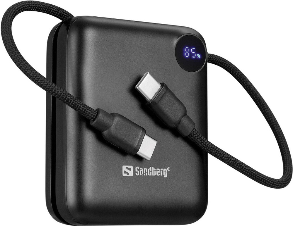 Універсальна мобільна батарея Sandberg 10000 mAh 20 W Black (421-26) ( 14394 ) Харків - фото 2