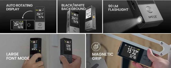 Цифровий лазерний далекомір рулетка Mileseey D9 Pro 100м Київ